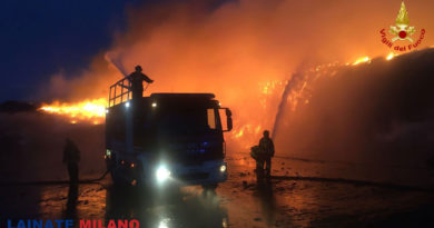 Incendio ex-Rotamfer: si indaga per incendio doloso Incendio ex-Rotamfer: si indaga per incendio doloso