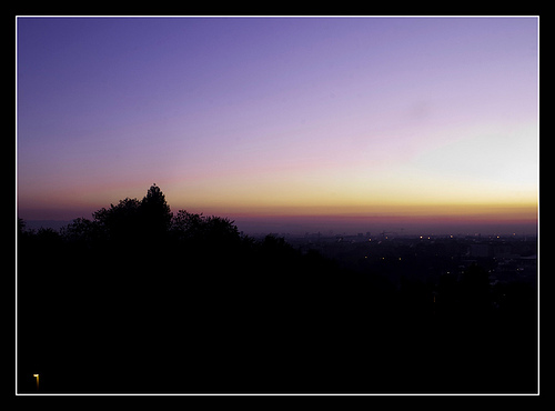 Purple Sunrise in Milan