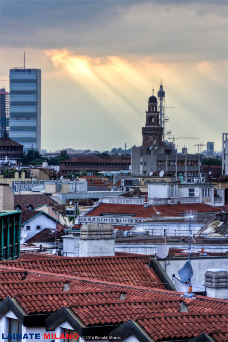 City Life, Torre Filarete e Torre Branca da Higline Galleria