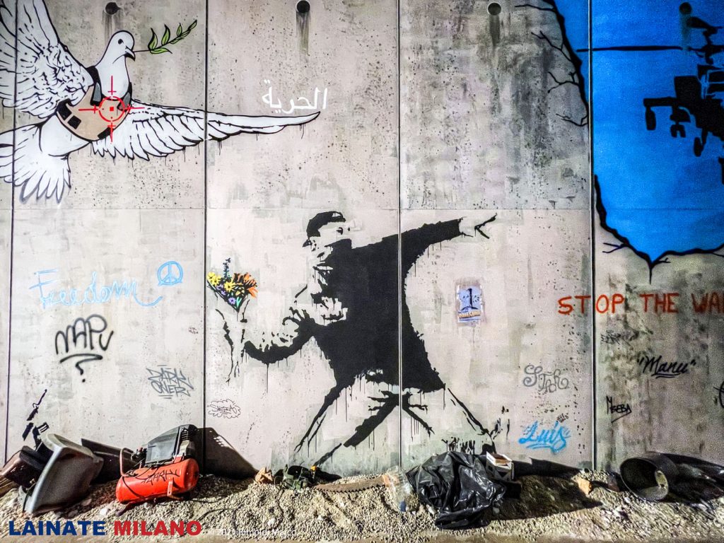 THE WORLD OF BANKSY - Flower Thrower