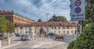 Limite a 30 km/h in Piazza Vittorio Emanuele II a Lainate